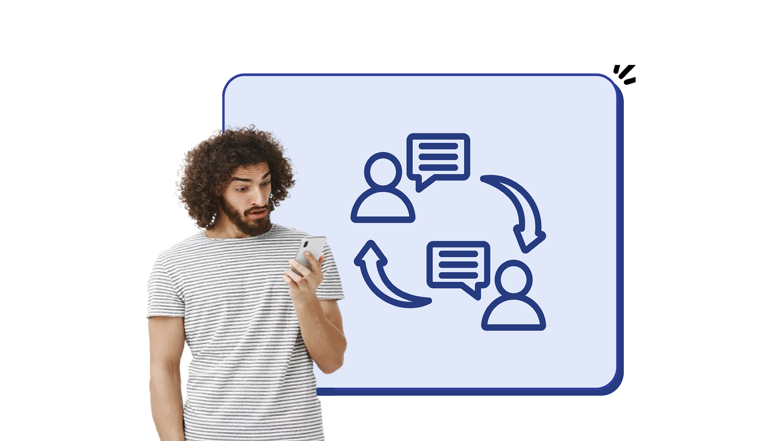 Interactúa de manera eficiente con una gran audiencia.